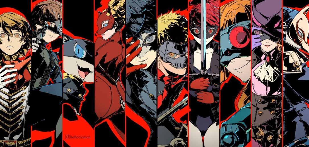 Los protagonistas de Persona 5 Royal
